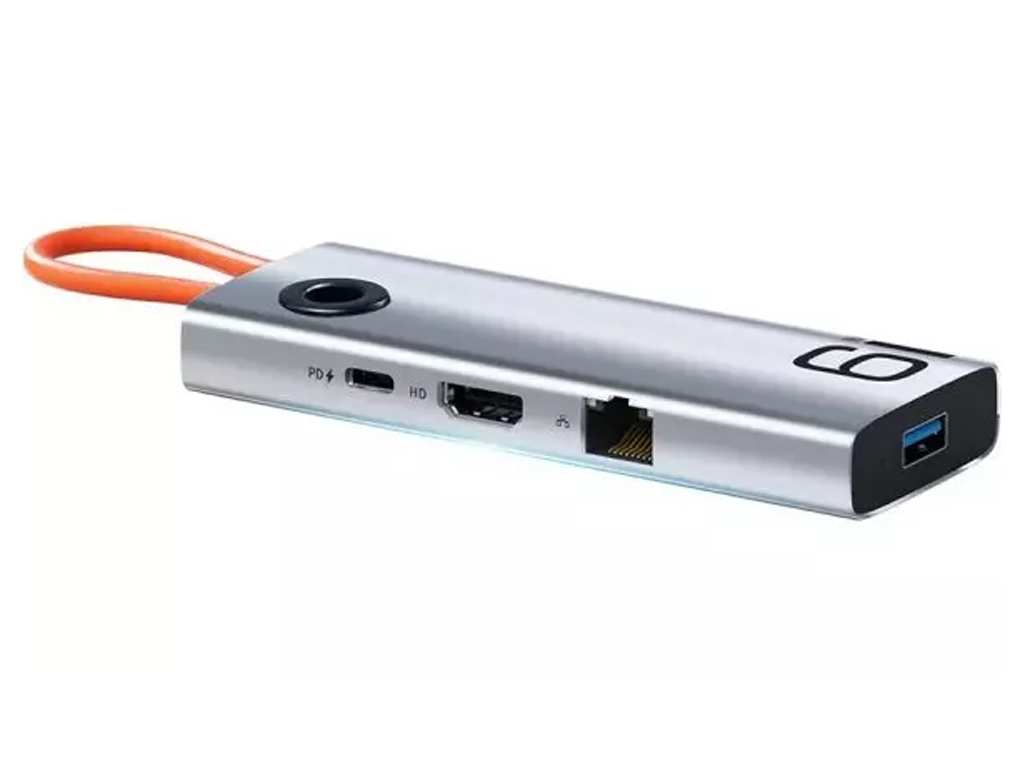 هاب تایپ سی 6 پورت راک ROCK TR28 Quick Charger 6 in 1 USB 3.0 HUB