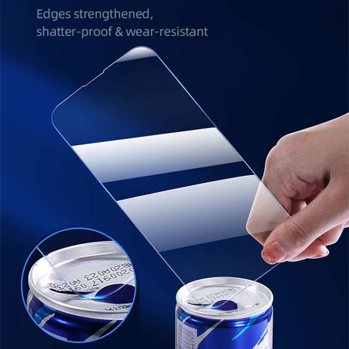 محافظ صفحه نمایش آیفون 13 پرومکس، 14 پلاس و 14 پرومکس با ابزار نصب یوسامز USAMS Glass iPhone 13 Pro Max/14 Plus/14 Pro Max BH806M01
