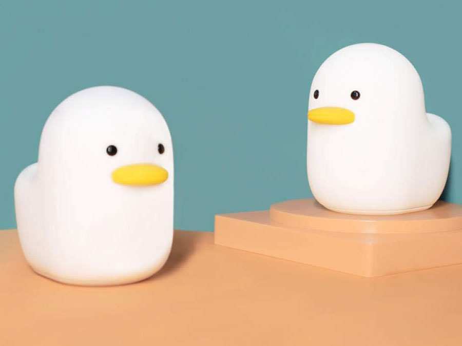 چراغ خواب فانتزی رومیزی قابل شارژ Cross-border Silly Duck Night Light