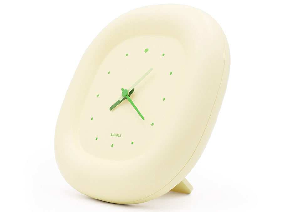 ساعت دیواری و رومیزی MUID Milk Yellow Bubble Clock