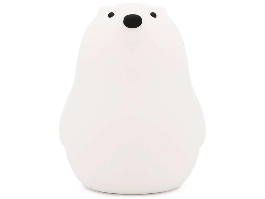 چراغ خواب رومیزی فانتزی قابل شارژ MUID white bear pat lamp silicone