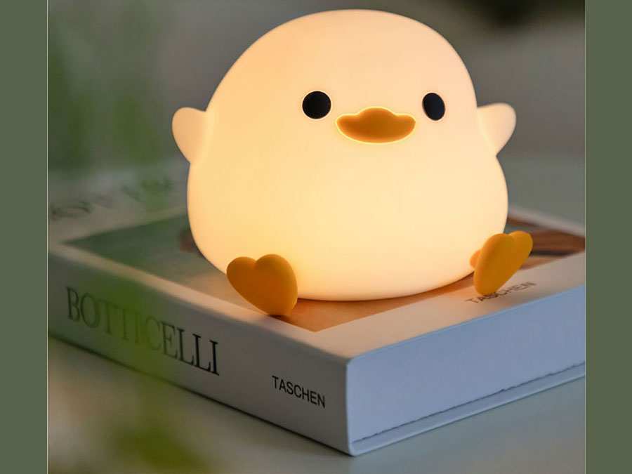 چراغ خواب فانتزی رومیزی قابل شارژ New Doudou Duck Table Lamp