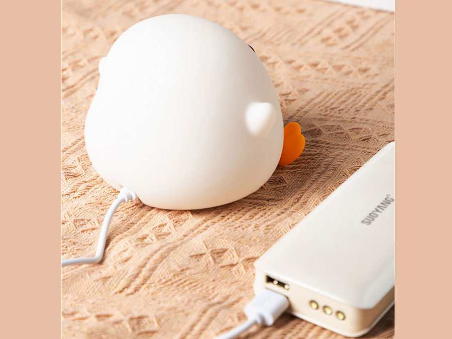چراغ خواب فانتزی رومیزی قابل شارژ New Doudou Duck Table Lamp