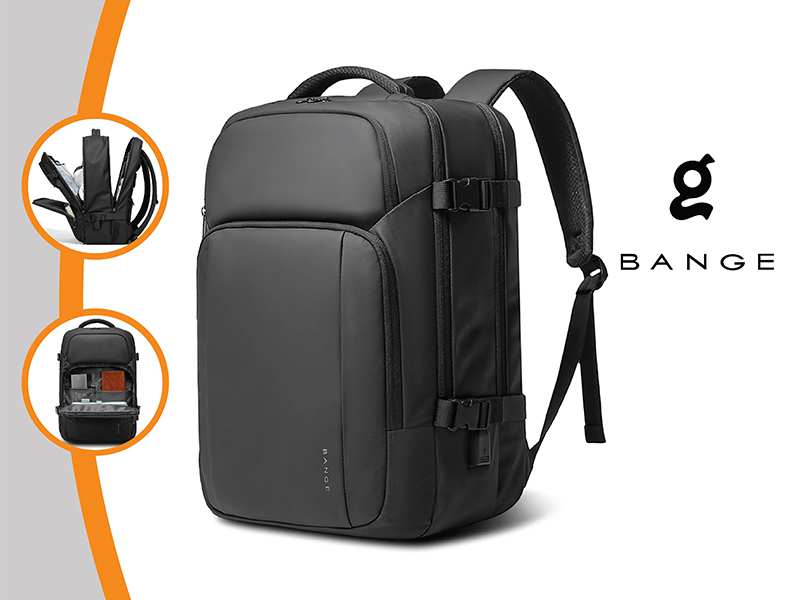 کوله پشتی یو اس بی دارد ضد آب لپ تاپ 15.6 اینچ بنج BANGE BG-7690 Waterproof Laptop Backpack