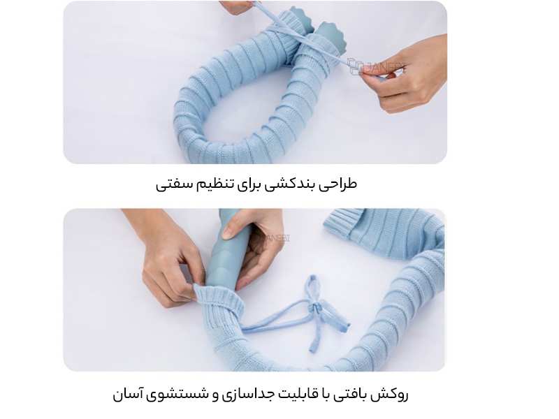 کیسه آب گرم U شکل شیائومی  Xiaomi Youpin Jotun Judy U-Shaped Neck Heat Compress Silicone Hot Water Bag JJ-WD0040