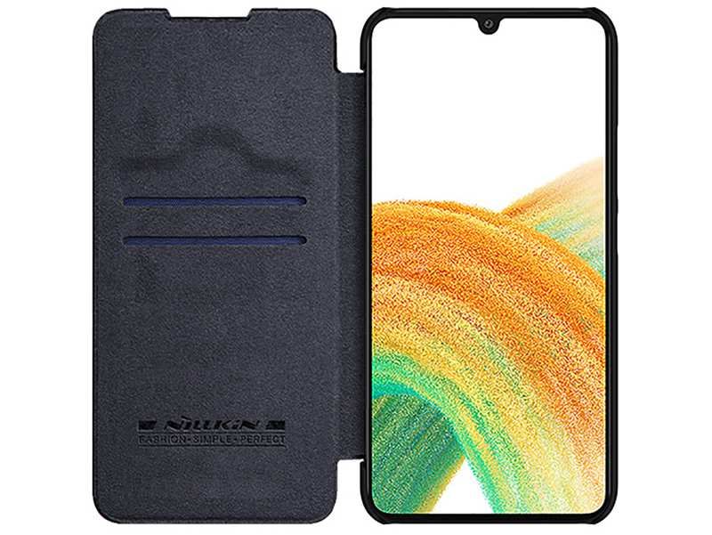 قاب محافظ سامسونگ گلکسی آ 34 نیلکین Nillkin Samsung Galaxy A34 5G Qin leather case