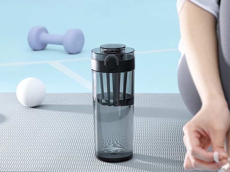 شیکر ورزشی شیائومی Xiaomi Mijia SJ010501X shaker Tritan Fitness Sport Cup 600ml