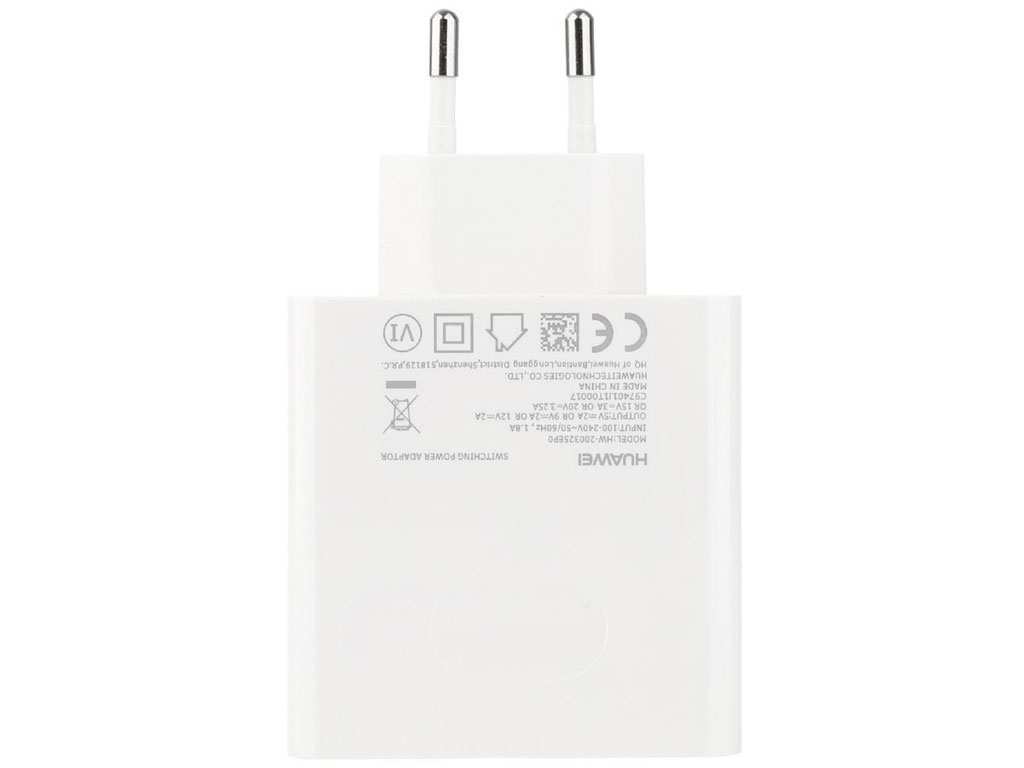 شارژر دیواری اصلی فست تایپ سی 65 وات هواوی Huawei Type C 65W fast wall charger HW-200325EP0