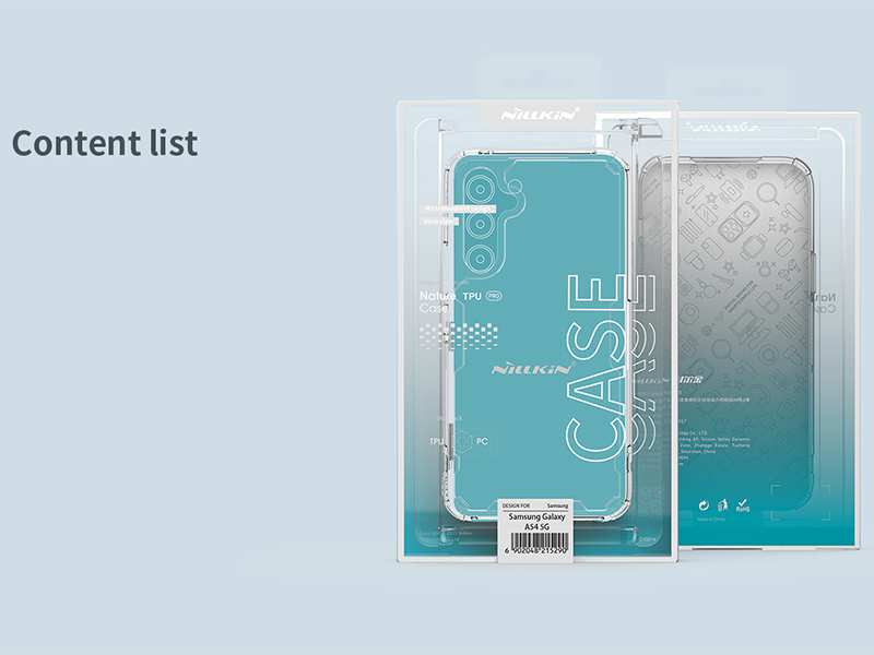 قاب شفاف سامسونگ گلکسی A54 5G نیلکین Nillkin Samsung Galaxy A54 5G Nature TPU Pro Case