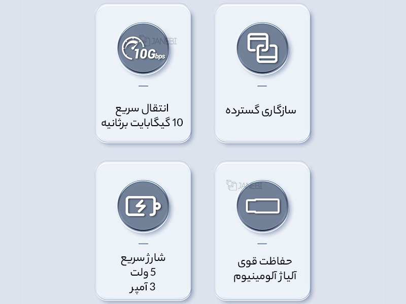 مبدل او تی جی USB3.1 به Type-C اوریکو ORICO AH-AC10 USB3.1 to Type-C Adapter