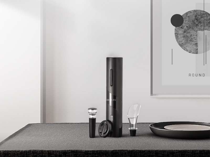 درب باز کن برقی بطری شیائومی Xiaomi Circle Joy Black Samurai Electric Wine Opener CJ-EKPQ05