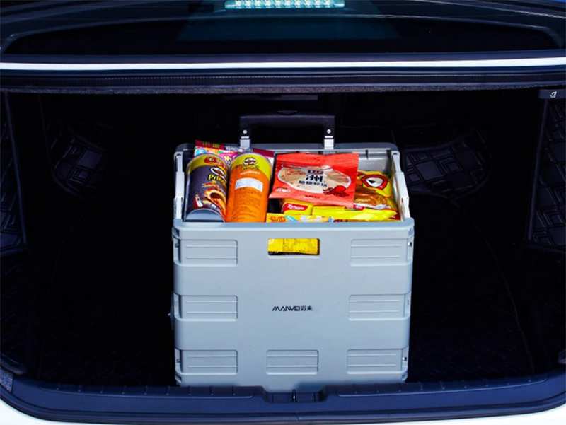 چرخ خرید و نگهداری مواد غذایی تاشو شیائومی Foldable Xiaomi Maiwei Food Storage Container 35L TN-SNX01