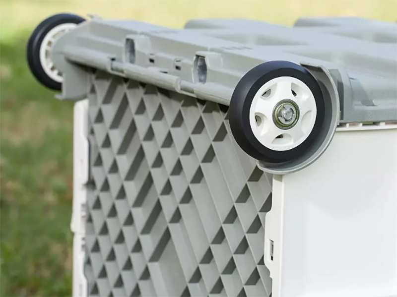 چرخ خرید و نگهداری مواد غذایی تاشو شیائومی Foldable Xiaomi Maiwei Food Storage Container 35L TN-SNX01