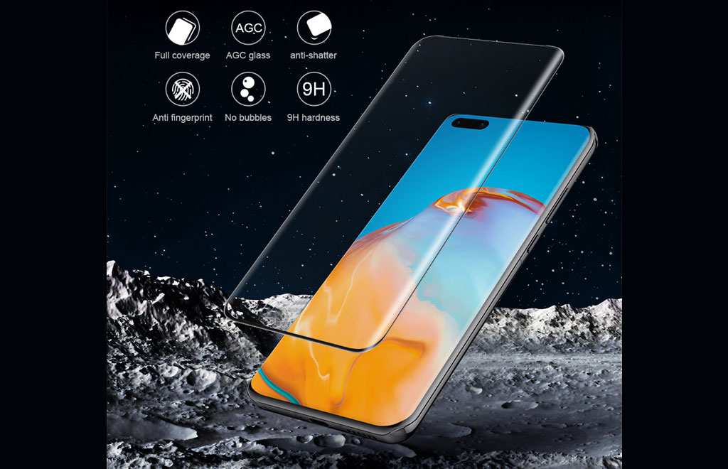 محافظ صفحه نمایش هواوی پی 40 پرو tempered glass Huawei P40 Pro