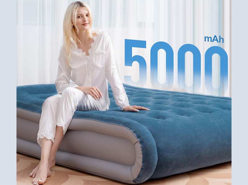 تشک بادی تاشو اتوماتیک دو نفره شیائومی Xiaomi noc loc XL-ZDCQC01 Automatic Air Mattress 150*200cm