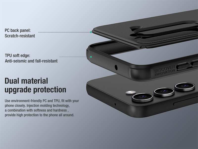 قاب محافظ سامسونگ گلکسی اس 23 نیلکین Nillkin Samsung Galaxy S23 Super Frosted Shield Pro cover case