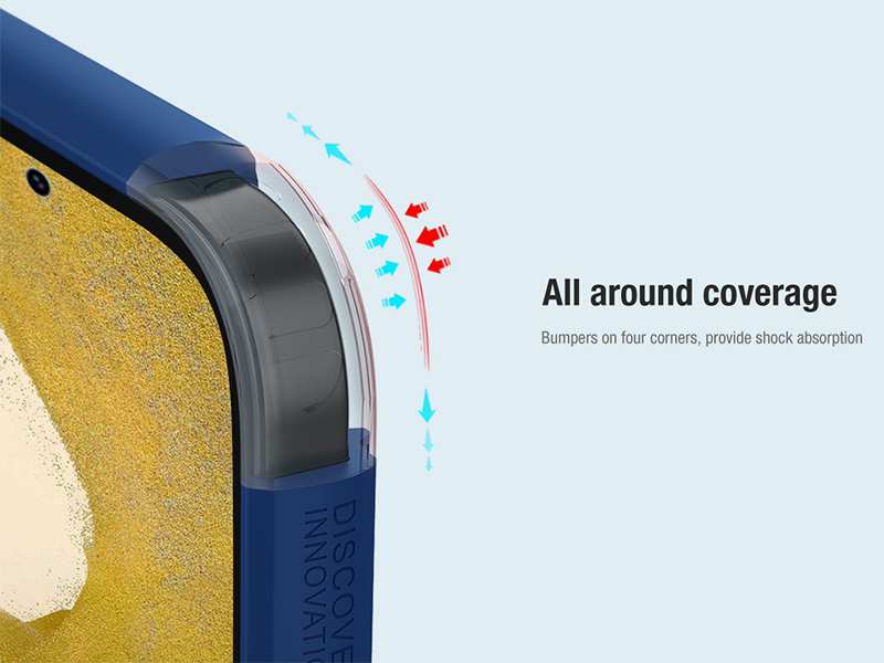 قاب محافظ سامسونگ گلکسی اس 23 نیلکین Nillkin Samsung Galaxy S23 Super Frosted Shield Pro cover case