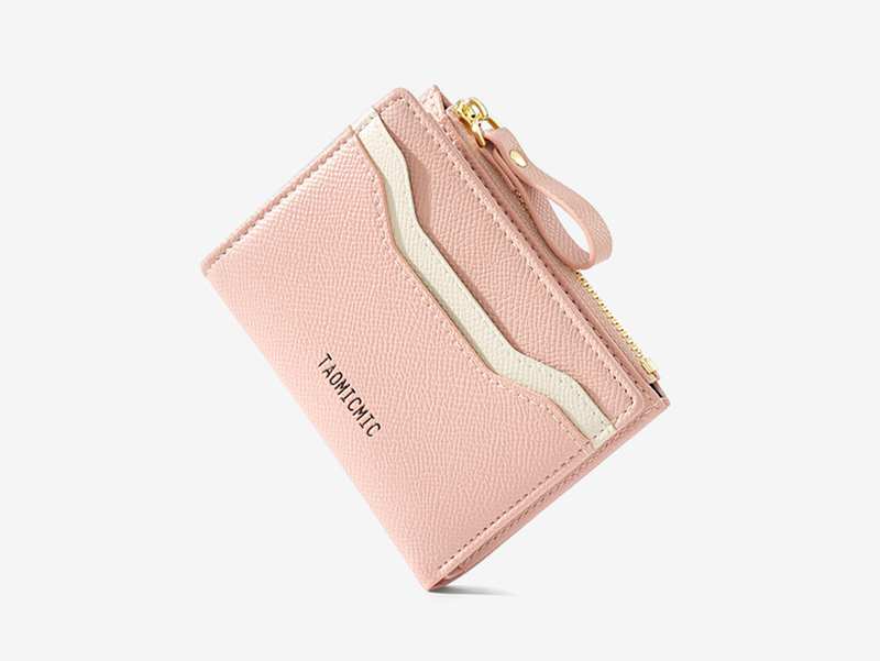 کیف پول زنانه کوچک تائومیک میک TAOMICMIC Y8964 wallet for women, short wallet style zipper bifold
