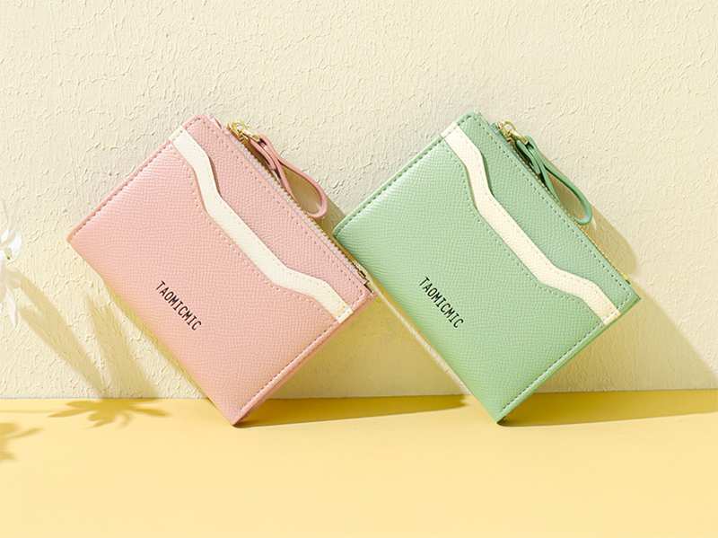 کیف پول زنانه کوچک تائومیک میک TAOMICMIC Y8964 wallet for women, short wallet style zipper bifold