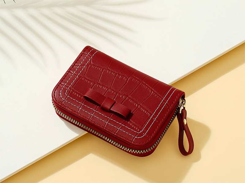 جا کارتی زنانه زیپی تائومیک میک TAOMICMIC Y8446 Ladies Multi-card Wallet Limb Card Bag Zipper