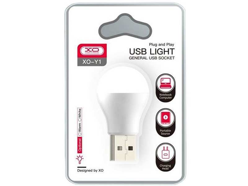 لامپ یو اس بی ایکس او  XO Y1 USB Lamp LED Lamp 1W 6500K