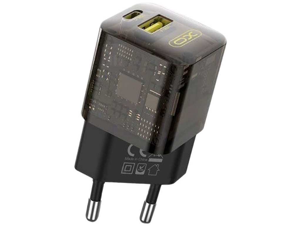 شارژر دیواری تایپ سی و یو اس بی 30 وات ایکس او XO CE05(EU) PD30W+QC3.0 18W fast charger - تصویر 7