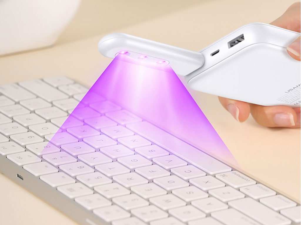 ضدغفونی کننده قابل حمل ماورای بنفش یوسامز Usams ZB158 mini USB Ultraviolet Lamp