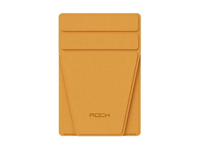 پایه نگهدارنده و کیف کارت اعتباری مگنتی چرمی آیفون سری 12 راک ROCK RPH0968 Magnetic Card holder Stand