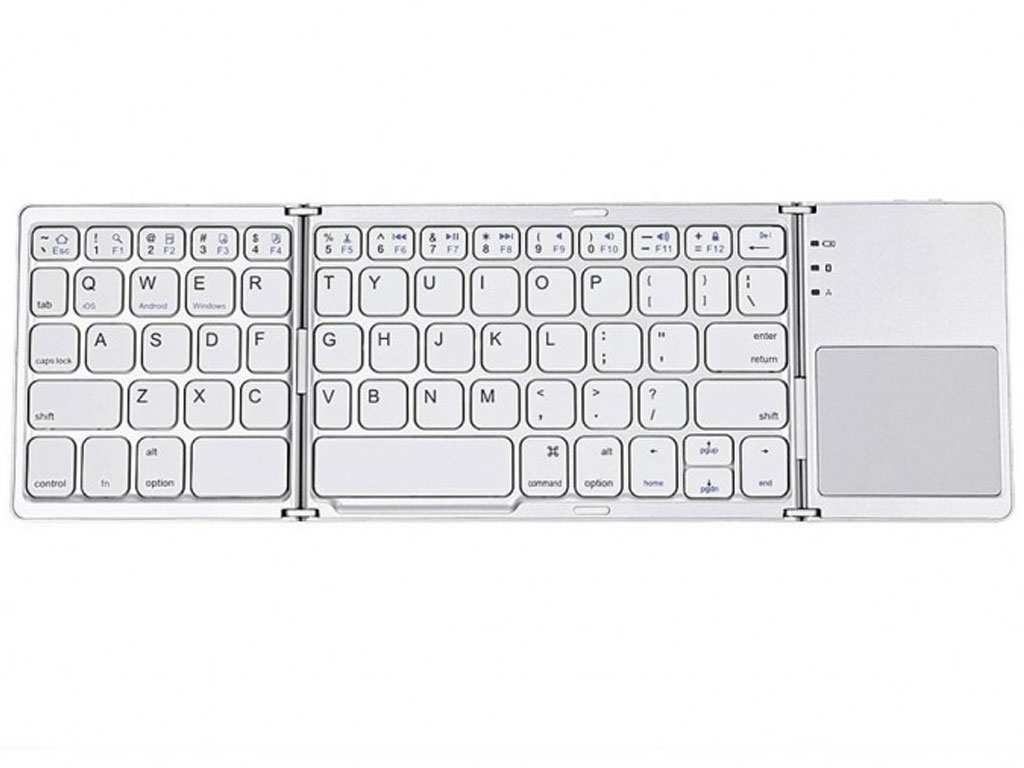 کیبورد بلوتوث تاشو با تاچ پد Foldable Bluetooth Keyboard With Touch Pad B033