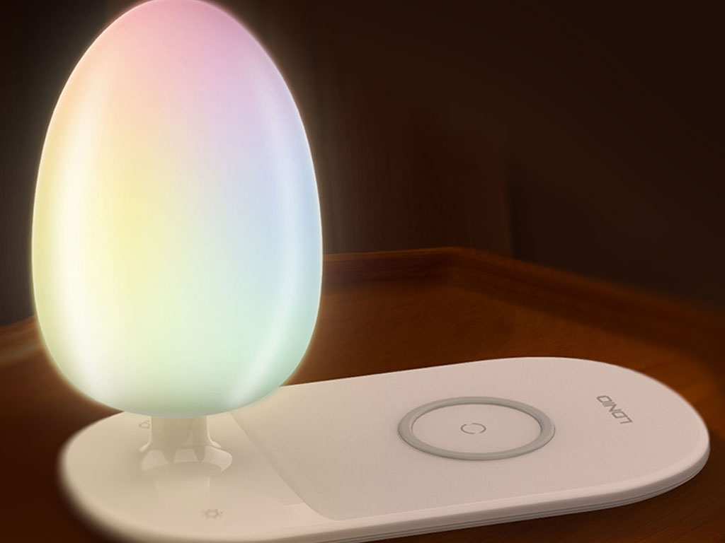 شارژر بی سیم و چراغ خواب رومیزی 15 وات الدینیو Ldnio fats Wireless Charging Desk Lamp Y3