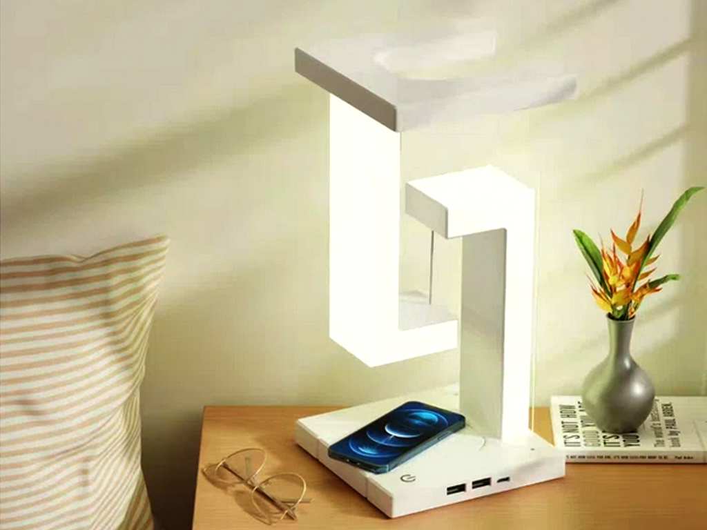 شارژ بی سیم 10وات و چراغ خواب فانتزی رومیزی Wireless Charger