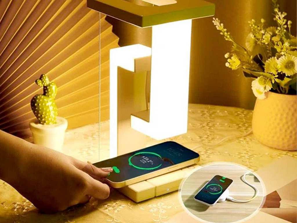 شارژ بی سیم 10وات و چراغ خواب فانتزی رومیزی Wireless Charger