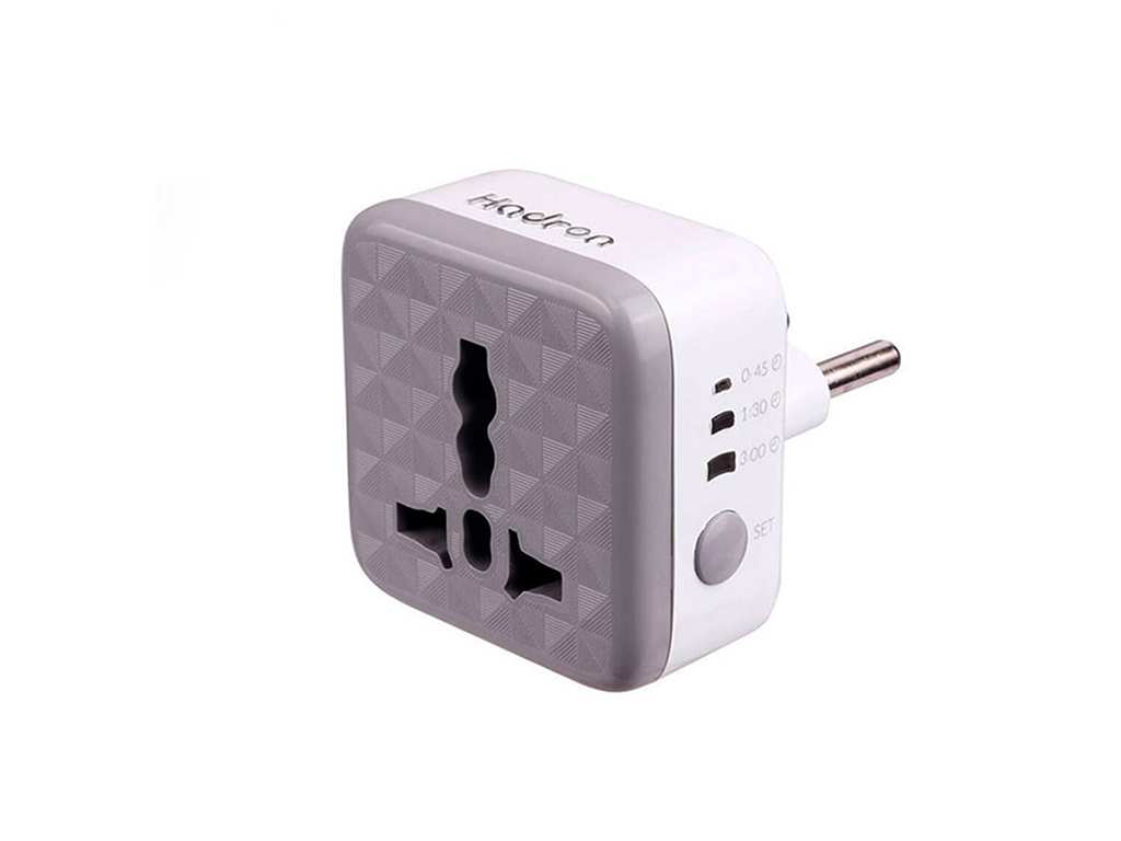 محافظ برق و تبدیل هوشمند تایمر دار هادرون Hadron Electric protector and smart switch with timer P103