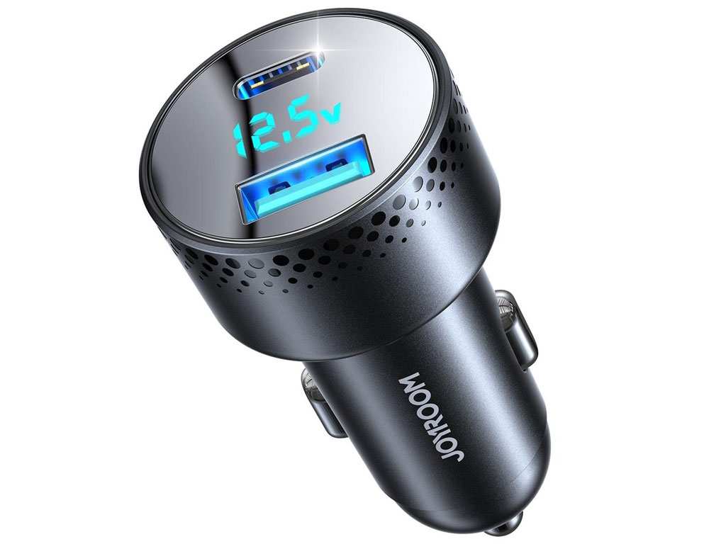 شارژر فندکی فست شارژ ماشین تایپ سی 53 وات جویروم JR-CCD01