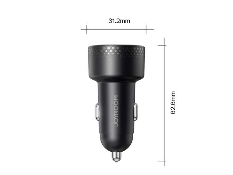شارژر فندکی فست شارژ ماشین تایپ سی 53 وات جویروم JR-CCD01