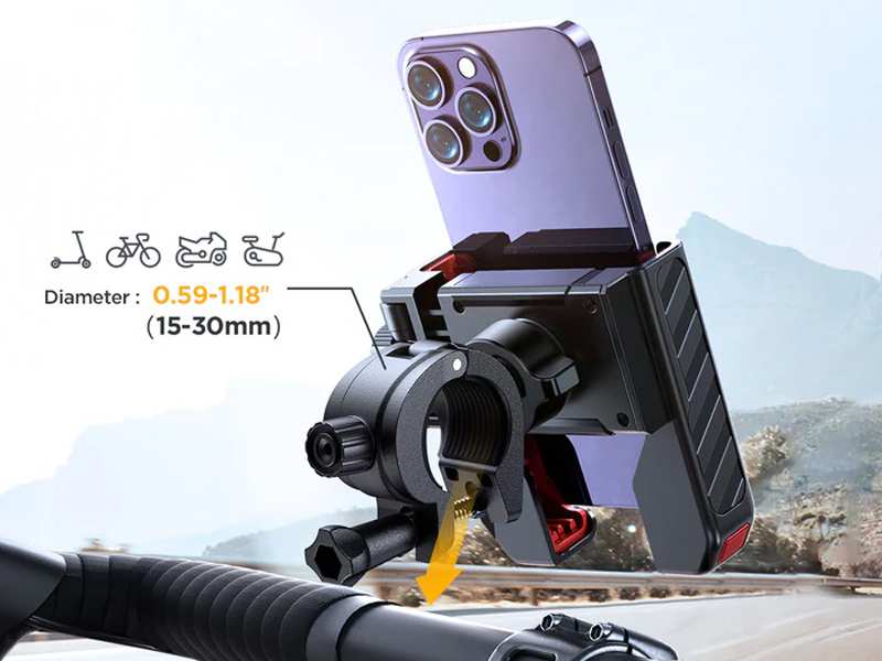 هولدر موبایل دوچرخه و موتورسیکلت جویروم JOYROOM JR-ZS266 Bike Phone Mount