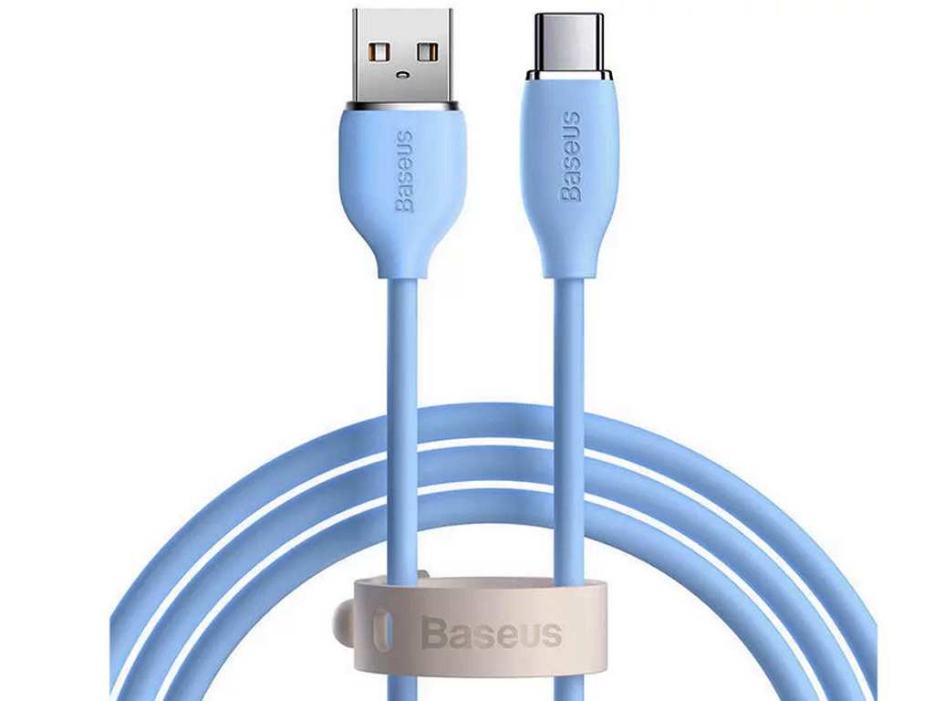 کابل شارژ یواس‌بی به تایپ‌سی 1.2 متری 100 وات بیسوس Baseus USB to Type-C charging cable 1.2M 100W CAGD010003