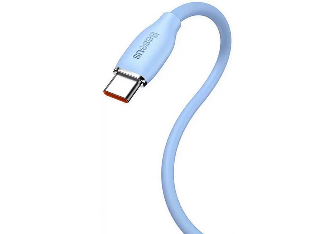 کابل شارژ یواس‌بی به تایپ‌سی 1.2 متری 100 وات بیسوس Baseus USB to Type-C charging cable 1.2M 100W CAGD010003