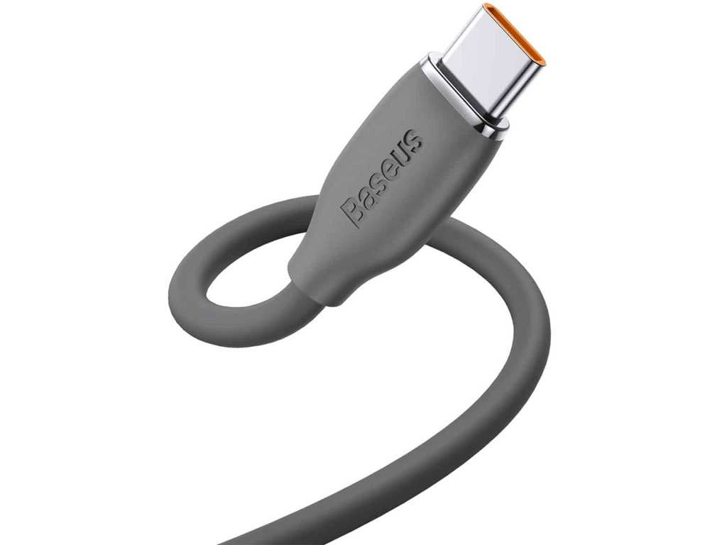 کابل شارژ یواس‌بی به تایپ‌سی 1.2 متری 100 وات بیسوس Baseus USB to Type-C charging cable 1.2M 100W CAGD010003