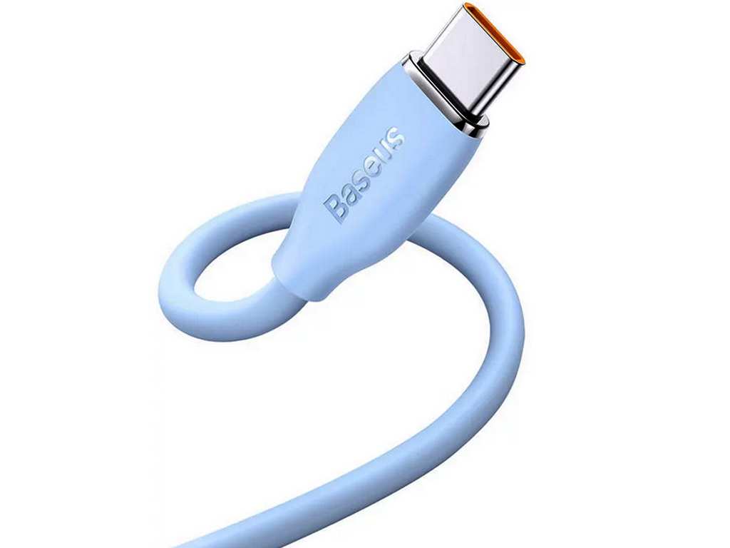 کابل شارژ یواس‌بی به تایپ‌سی 1.2 متری 100 وات بیسوس Baseus USB to Type-C charging cable 1.2M 100W CAGD010003