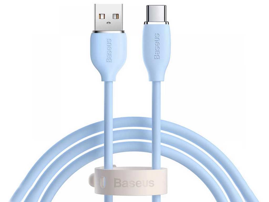 کابل شارژ سریع یواس بی به تایپ سی 2 متری 100وات بیسوس Baseus USB to Type-C fast charging cable 2M 100W CAGD010103