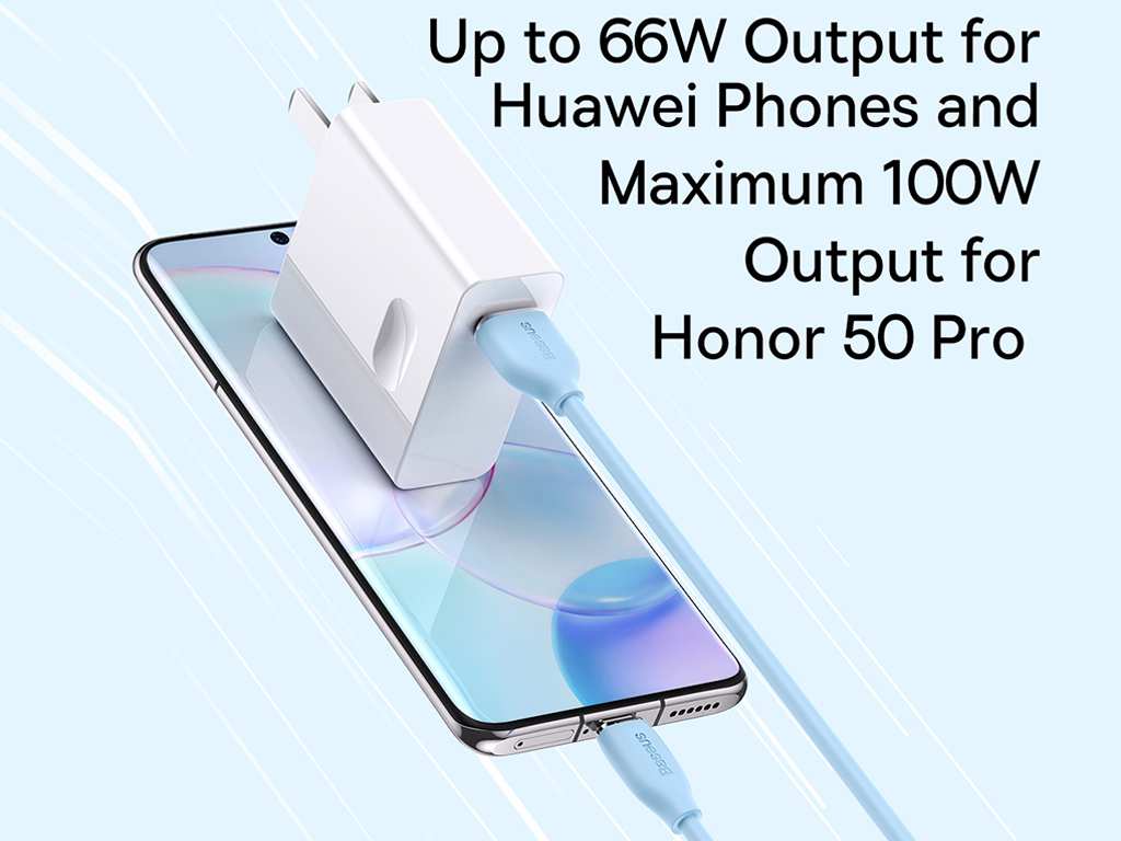 کابل شارژ سریع یواس بی به تایپ سی 2 متری 100وات بیسوس Baseus USB to Type-C fast charging cable 2M 100W CAGD010103