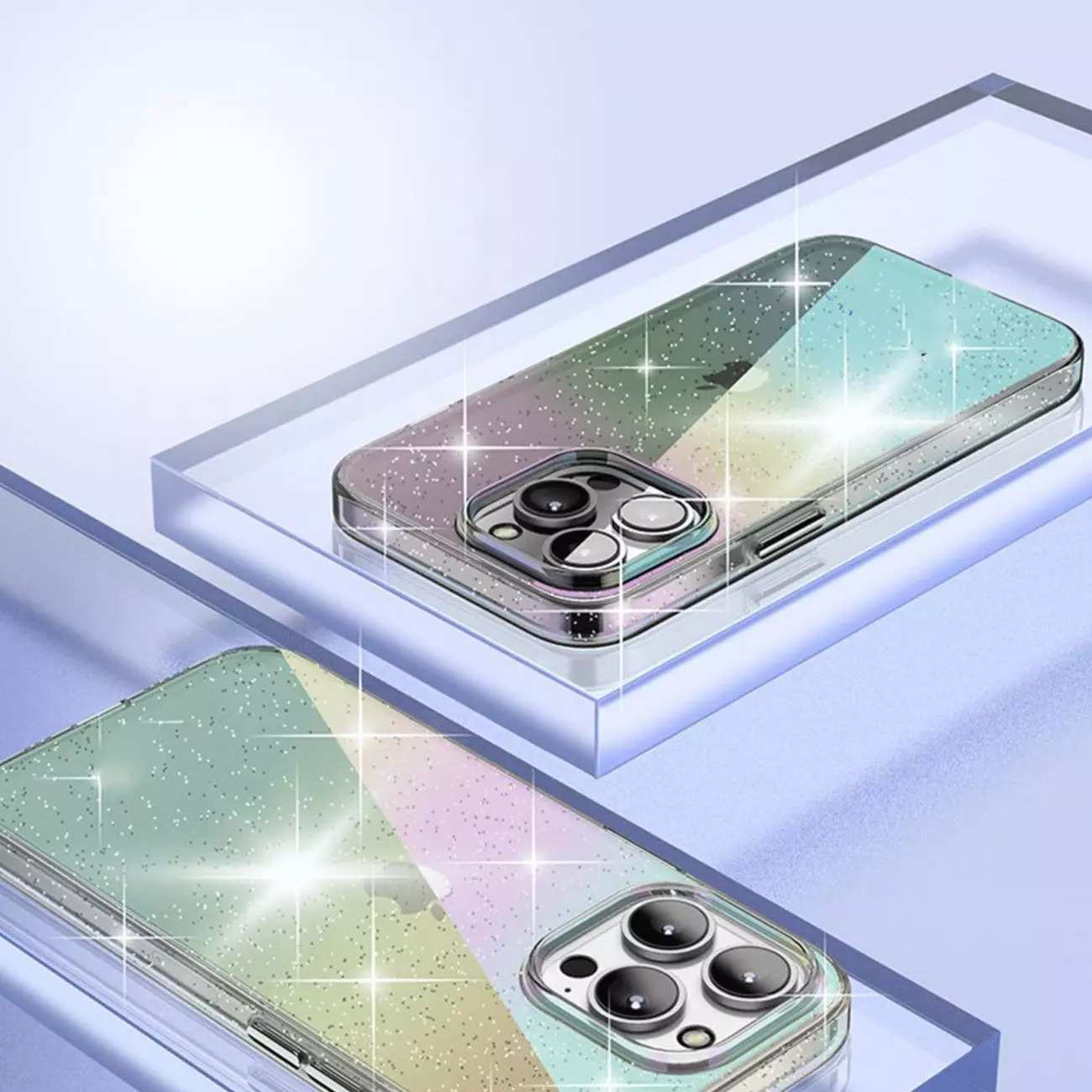 قاب شاین آیفون 13 جی مکس Glitter