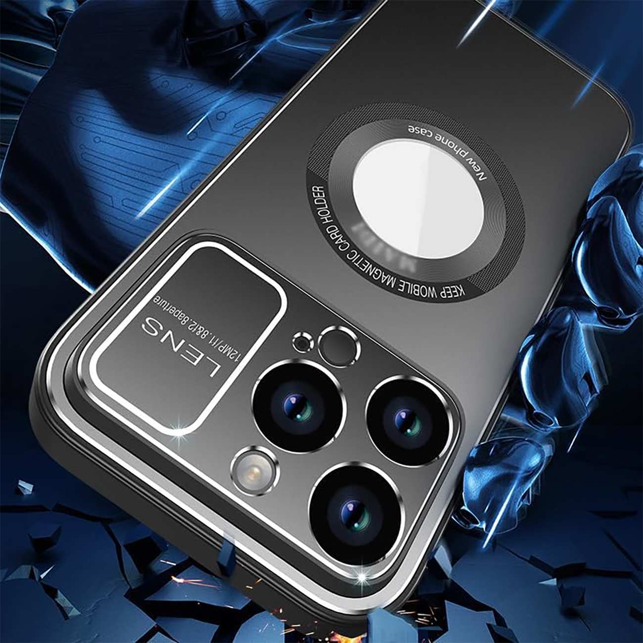 قاب گوشی مغناطیسی آیفون 12 پرومکس جی مکس Ultimate Experience