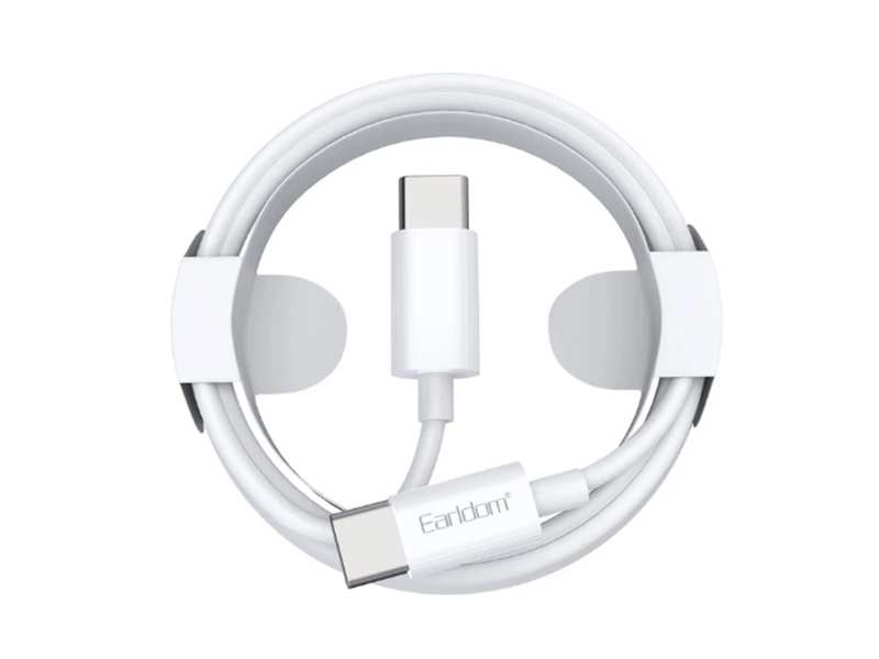 کابل شارژ سریع دوسر تایپ سی 60 وات یک متری ارلدام Earldom PD Charging Cable 1m 60W EC-166 - تصویر 8