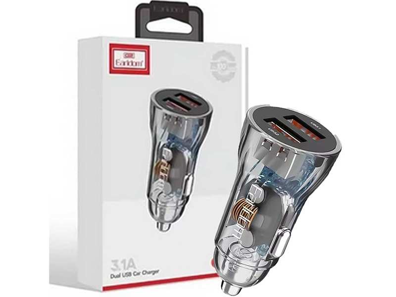 شارژر فندکی فست شارژ ماشین 3.1 آمپر ارلدام CC18