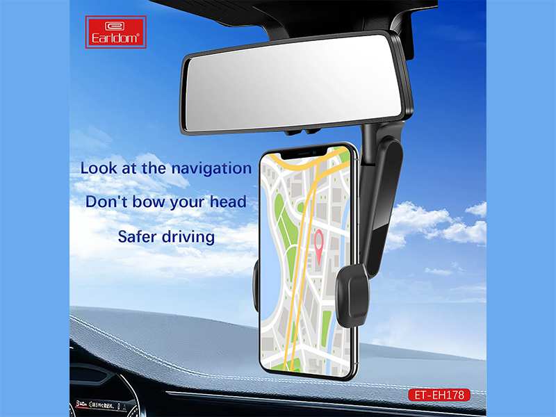 هولدر موبایل آینه جلوی خودرو ارلدام Earldom Mobile Holder Model ET-EH178
