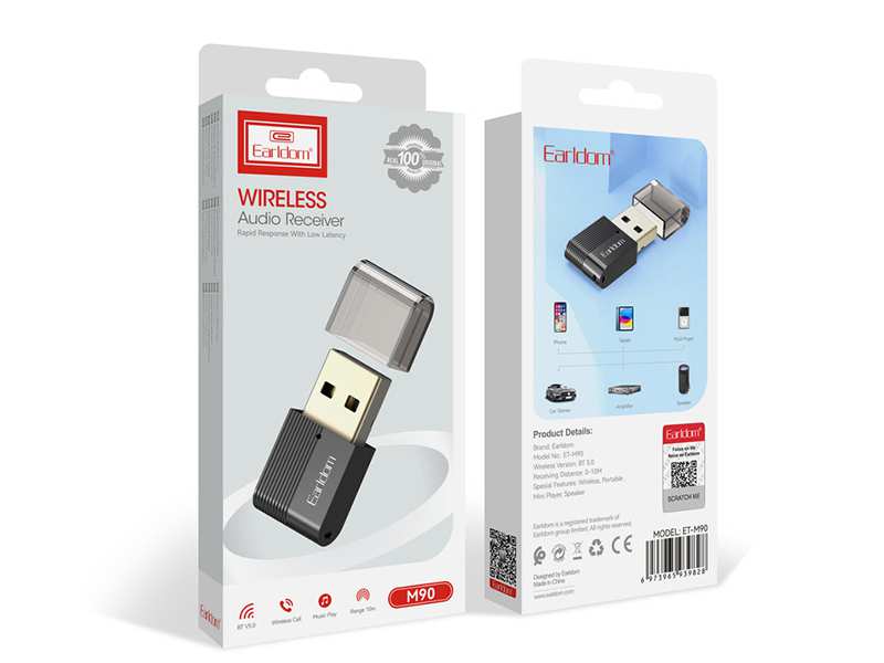 دانگل بلوتوث یو اس بی ارلدام Earldom bluetooth dongle ET-M90