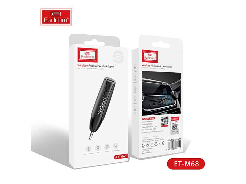 گیرنده بلوتوثی ارلدام Wireless Receiver Audio ET-M68 Earldom