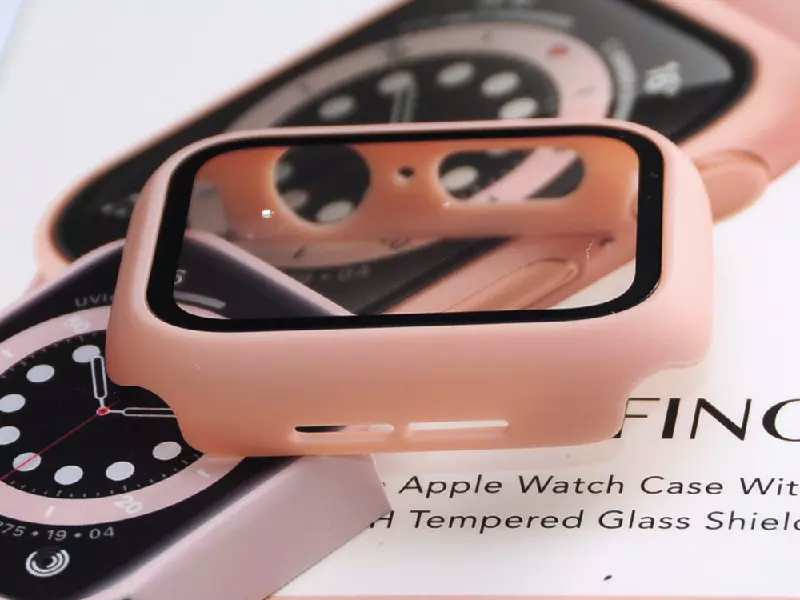 قاب و گلس اپل واچ  44 میلی‌متری سری 4، 5 و 6 ویوا مادرید VIVA MEDIA MADRID FINO SCREEN CASE FOR APPLE WATCH